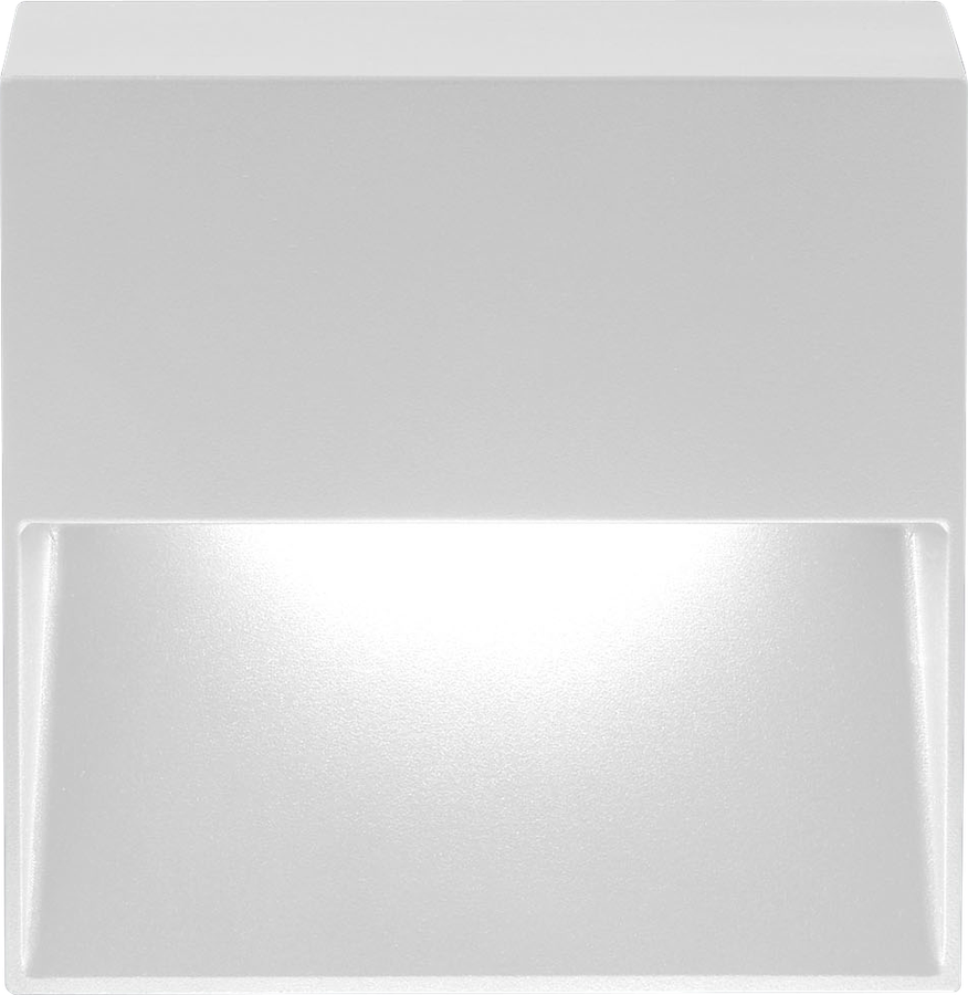 Lampe apparente à LED ORL carrée 10 W, 3000K, IP 65, bc, 175 × 175 × 42mm