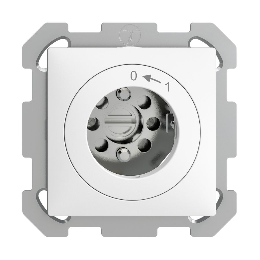 Contact pivotant ENC 0<-1/2P EDIZIOdue blanc pour serrure, s.cyl.