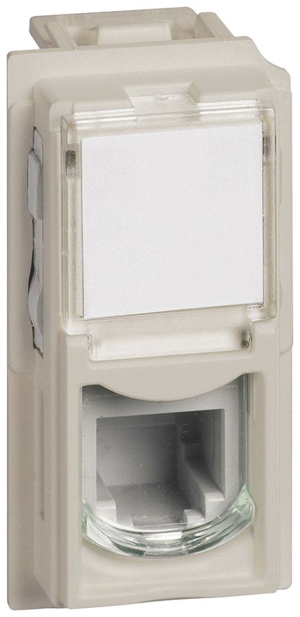 Prise téléphone Living Now RJ11 1 module sand