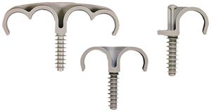 Rohr-Bride Fix Ring 28mm hellgrau