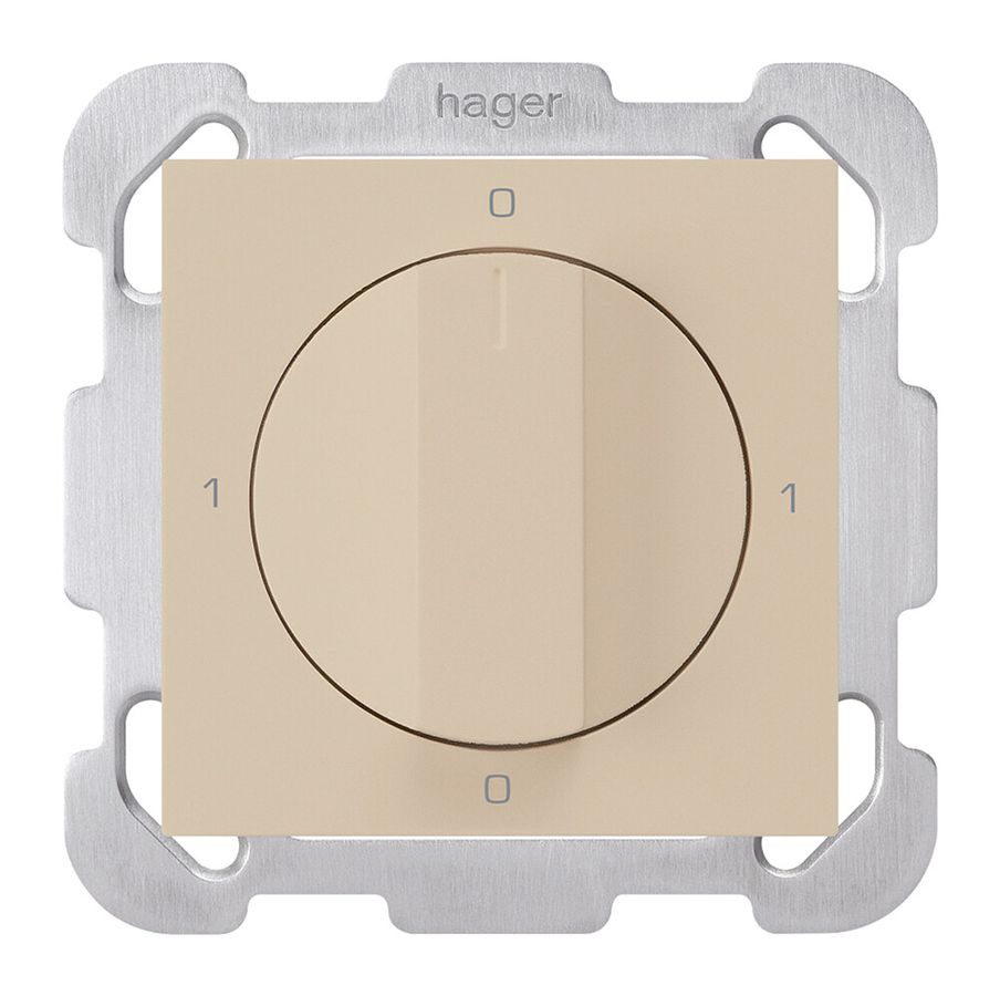 Interruttore rotativo INC kallysto 0/2L beige con manopola