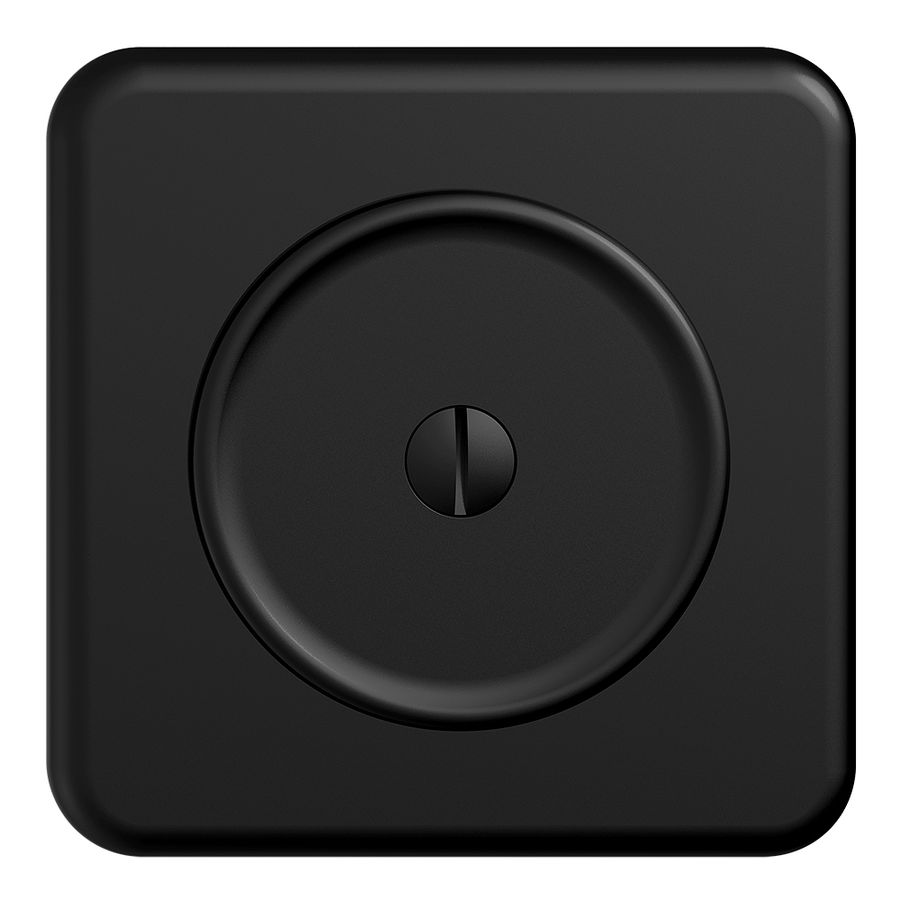 UP-Blindabdeckung Feller STANDARDdue QMI Bohrung Ø58mm schwarz