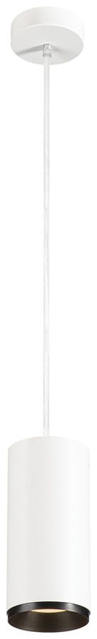 LED-Pendelleuchte SLV NUMINOS L PHASE 28W 2475lm 2700K 60° Ø100×213mm weiss