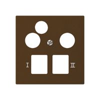Placca frontale kallysto per R&M HWS marrone 3 fori dati multimedia