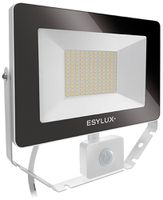 LED-Strahler ESYLUX AFL BASIC, 50W 3000K 5000lm 240×60×230mm IP65, weiss