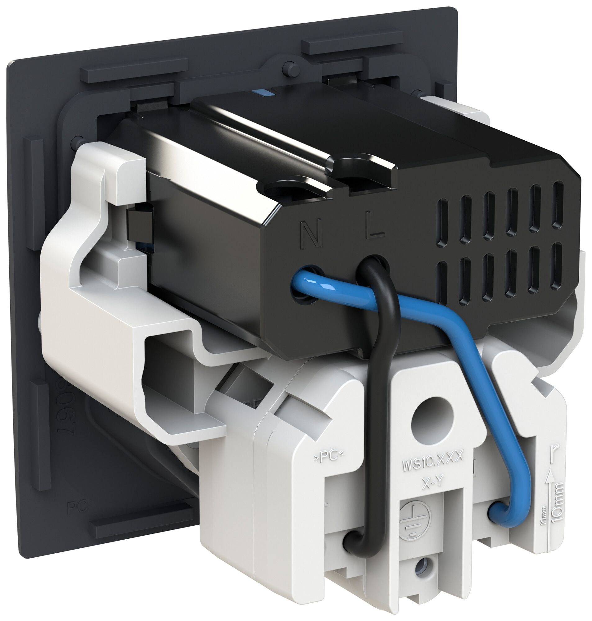 Presa di carica USB ABB Sidus 1×USB-A 1×USB-C + T13 3000mA OUT:5V an