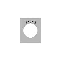 Disco indicatore FLF 1->0<-2 per pulsante girevole FH