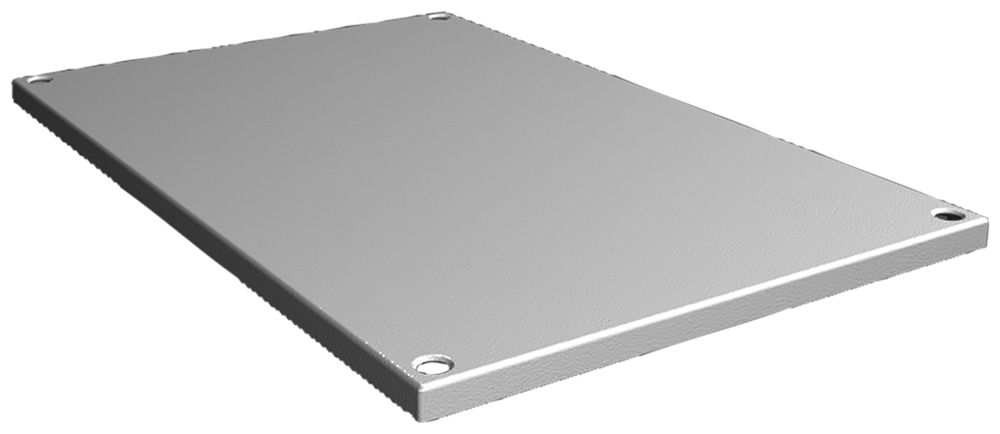 Oberbodenblech Rittal SV 9681.646 400×600mm Dachbeplankung entlüftet grau