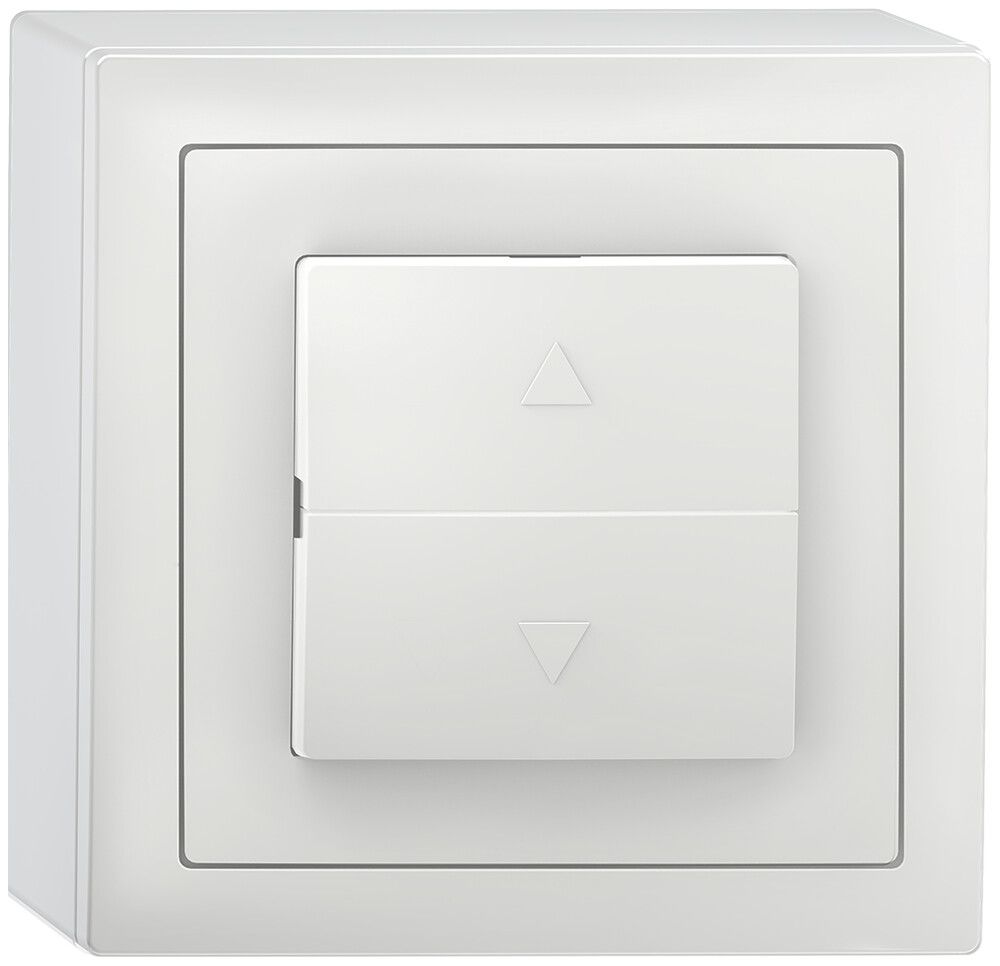 Interrutore per tapparelle AP Sidus, 1-canale, bianco