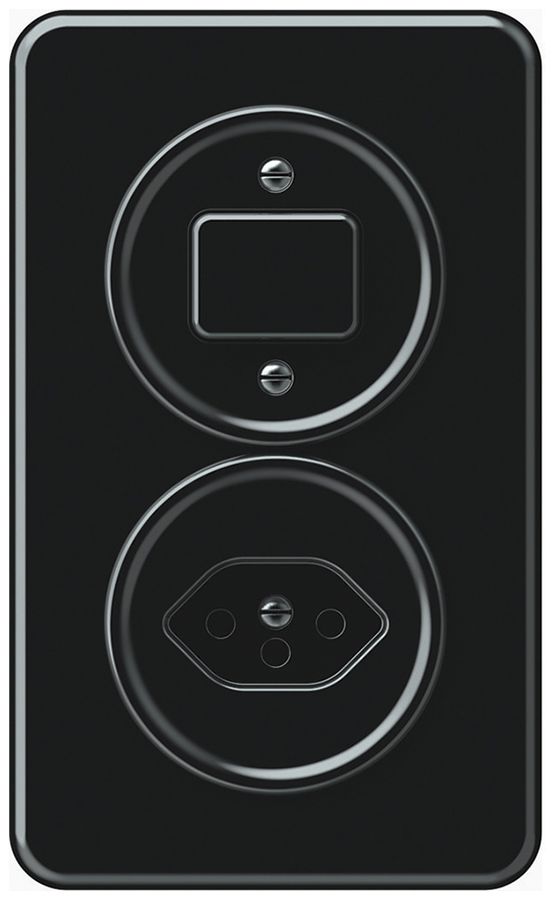 Combinazione INC origin sch 3/1L + 1×T13 88×148mm nero