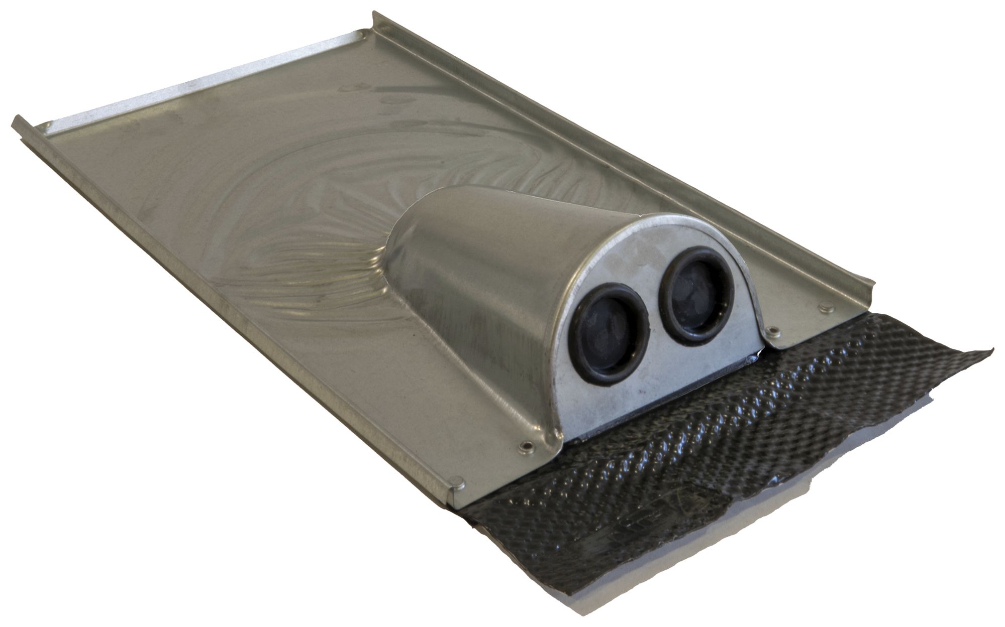 Tegola passante Plica Typ Ron verticale 10°…45° ac.zinc.caldo 460×275×100mm