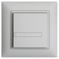 UP-KNX-Taster RGB EDUE FMI, 250mW, m.RGB-LED, m.Papier, 1×Taste, 1×Tastenb., hgu