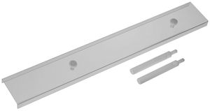 Abdeckung Hager 100mm f.Sammelschiene DIN00 100/185mm grau RAL7035 Einbau 150mm