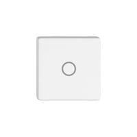 Taste 1/4 EDIZIO.liv Wiser mit SNAPFIX® mit Symbol O (Aus) ws