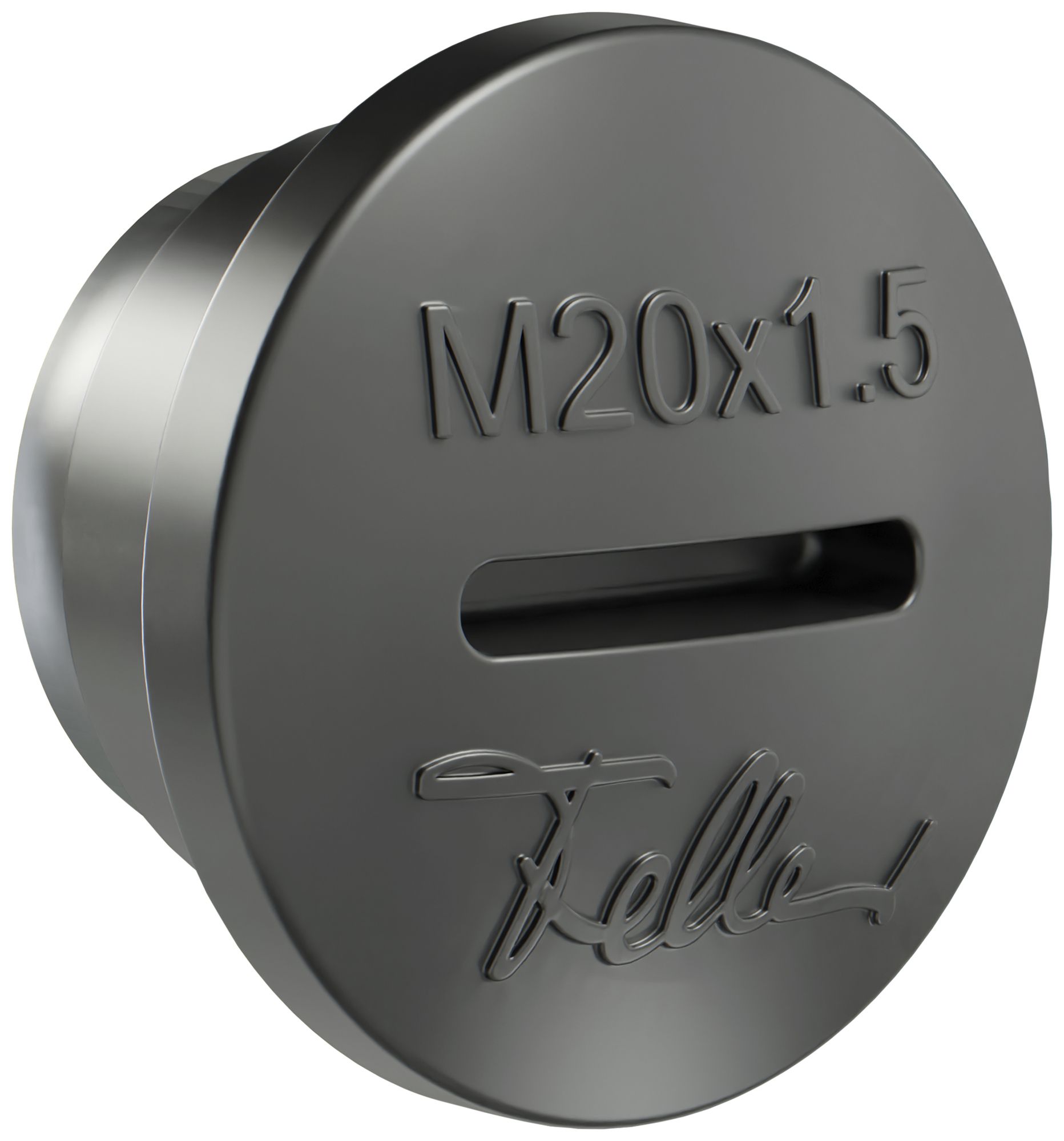 Verschlussstopfen Feller für M20 Rohreinführung messing vernickelt