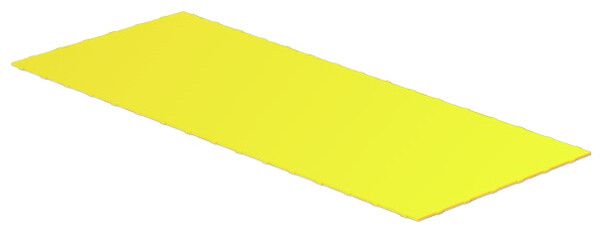Einsteckschild Weidmüller ESO 5 DIN A4 40×16.5mm Papier gelb