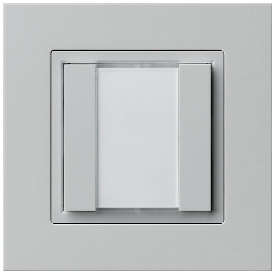 Poussoir universel ENC 2×kallysto.pro avec LED gris clair
