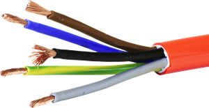 Cavo PUR-PUR 5×6mm² 3LNPE arancione Fca