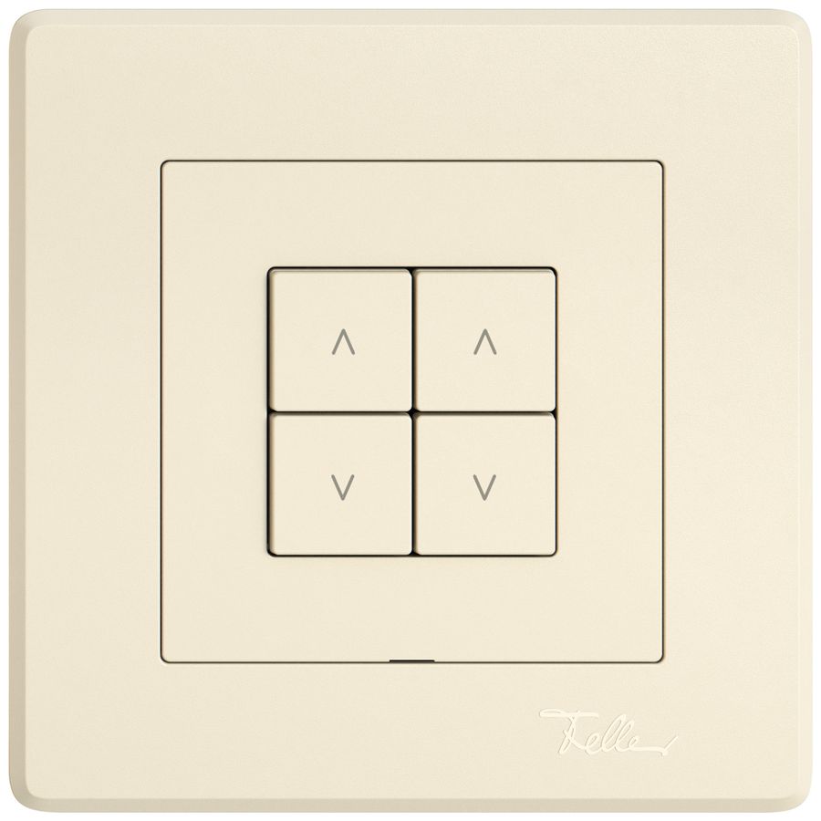 Commande pour interrupteur stores ENC EDIZIO.liv Wiser SNAPFIX® 2C WLAN 4T cr