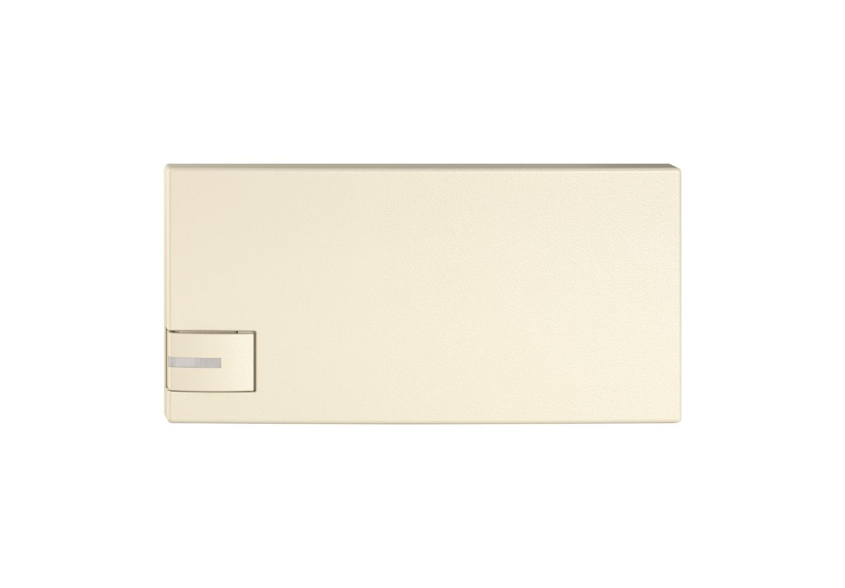 Poussoir 1/2 EDIZIO.liv SNAPFIX® p.KNX&UNI a.LED comm.à 1 touche cr