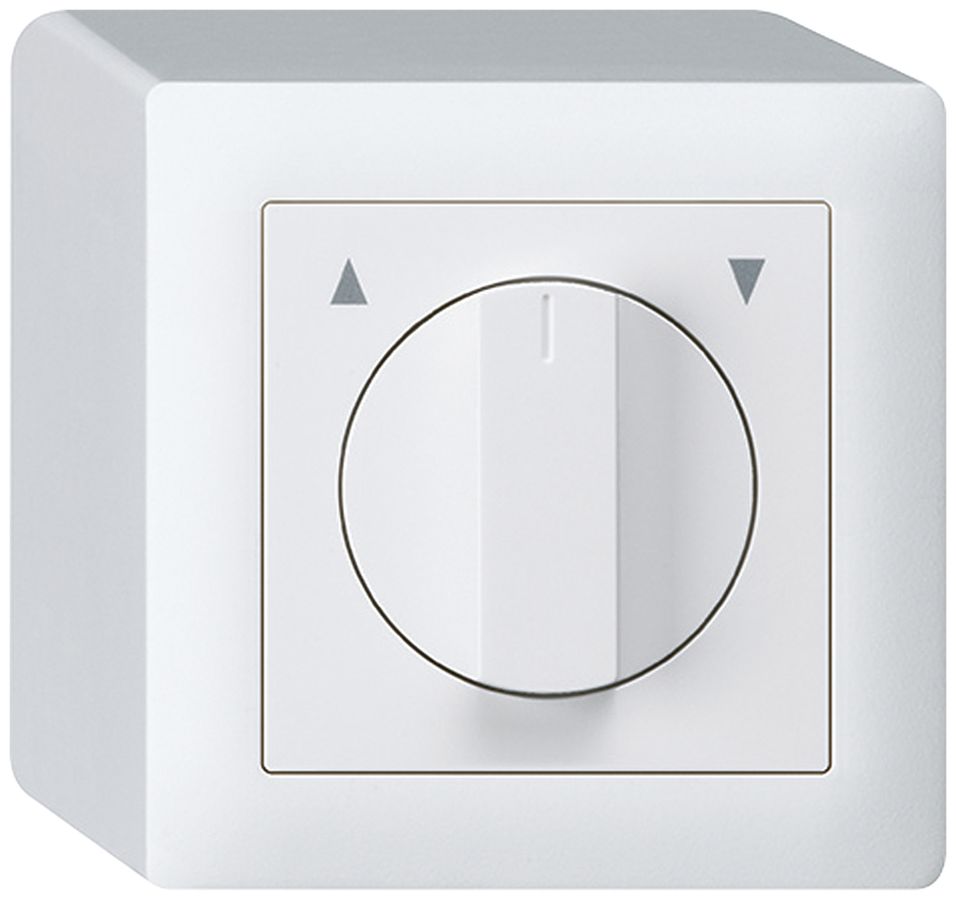 Interrupteur/contact rotatif pour stores AP kallysto blanc