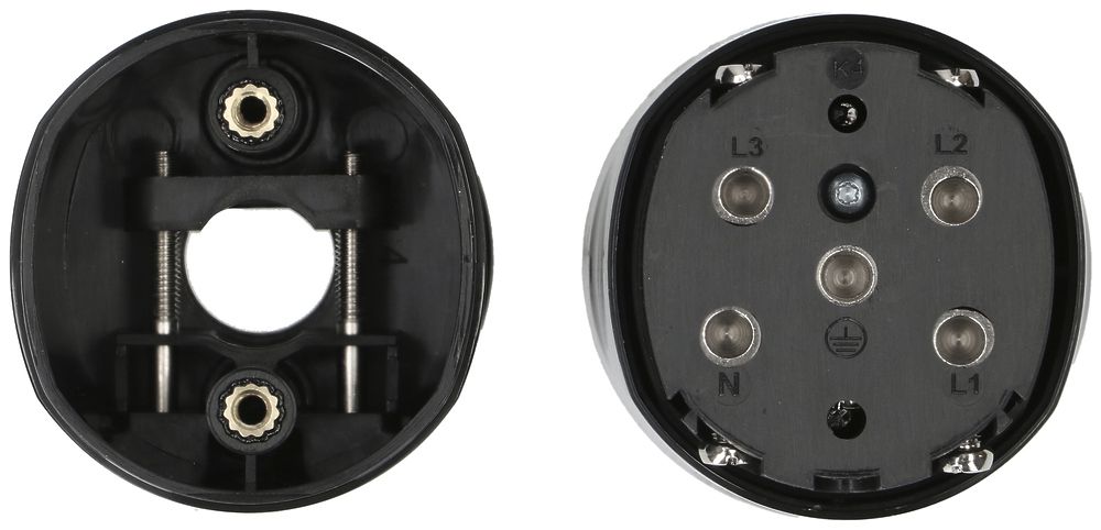 Prise mobile MH TH T15 3L+N+PE 10A 400/250V horizontale pour câble Ø8…12.5mm no