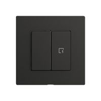 Bedienaufsatz zu Druckschalter EDIZIOdue Wiser 1K 2T sz