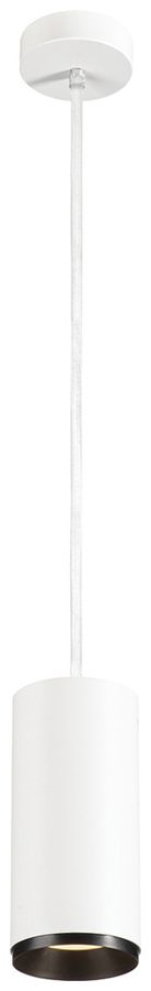 LED-Pendelleuchte SLV NUMINOS L DALI 28W 2430lm 3000K 24° Ø100×213mm weiss