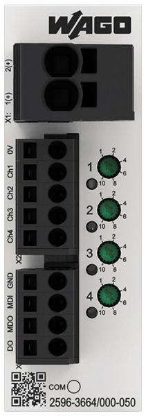 Disgiuntore elettronico WAGO Manchester 1…10A 4 canali