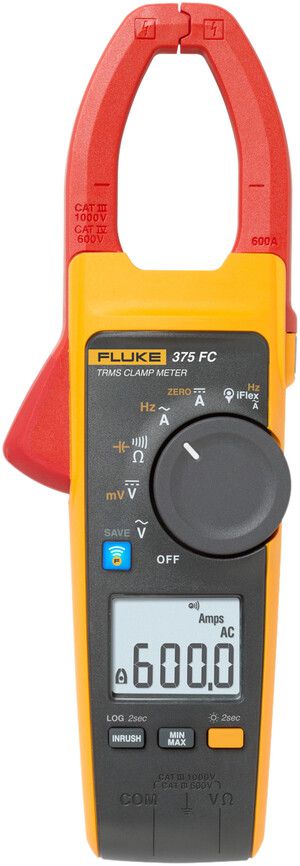 Pinza amperometrica Fluke TRMS 375FC AC/DC Wifi BT4.0