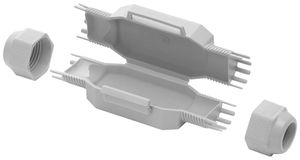 Verbindungsmuffe Raytech DINO EASY mit Gel Kabel Ø 10…16mm IP68 grau