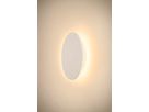 Applique LED SLV D-RING M 15W 1540lm 827/830 IP65 REG indiretto Ø250mm bianco