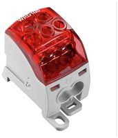 Blocco di distribuzione WM WPD 105 1P 214A 2×ingr 5×usc 1.5…25mm² 1.5…35mm²