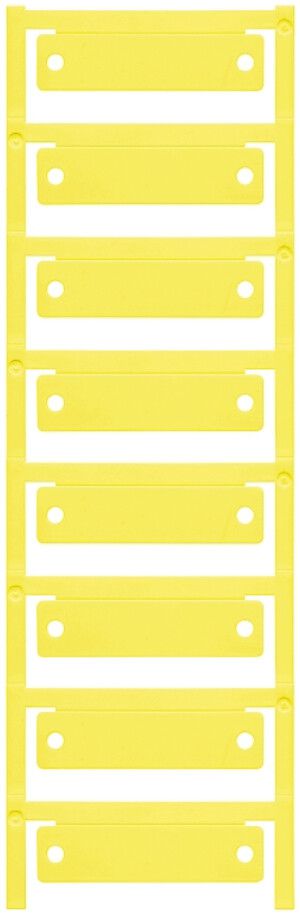 Marcatore per apparecchi Weidmüller MultiCard CC 15×60mm PA66 giallo