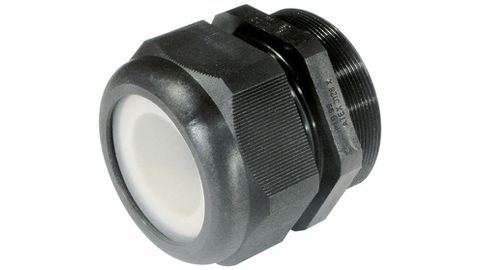 Grau mit Gegenmutter und Zugentlastung