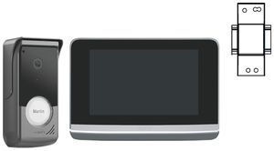 Video-Türsprechanlage-Set Somfy V500 PRO io Connect, REG-Netzteil