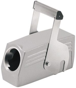 Steckergehäuse Weidmüller HDC 64D Zentrlbügel Oberteil hoch Gr.8 1×M40 seitlich