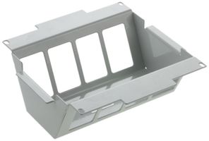 Elem.d.mon.p.WAK 200×200mm grigio chiaro vuota, altezza suol.95…140mm