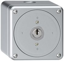 AP-Schlüsselschalter robusto ohne Klappdeckel 0/3P aluminium