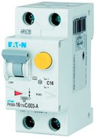 Disgiuntore differenziale Eaton PKNM-16/1N/C 2P 230V C 16A 0.03A A 2UM 10kA