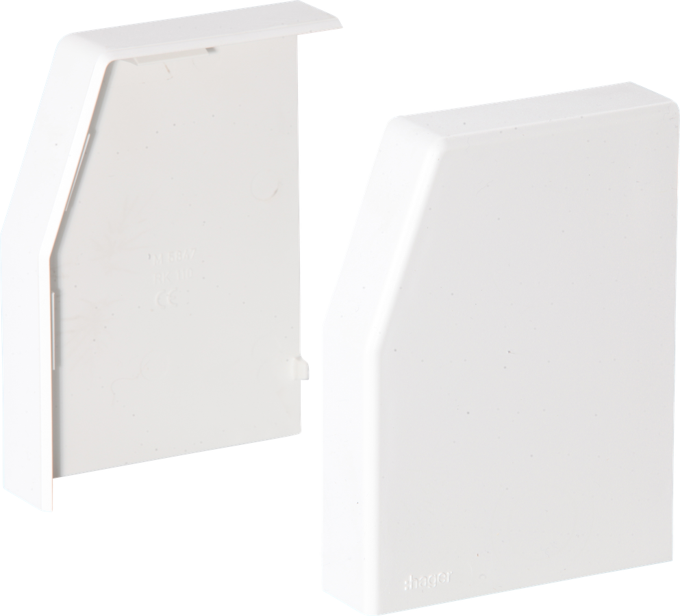 Endkappe tehalit RK 110×80mm reinweiss