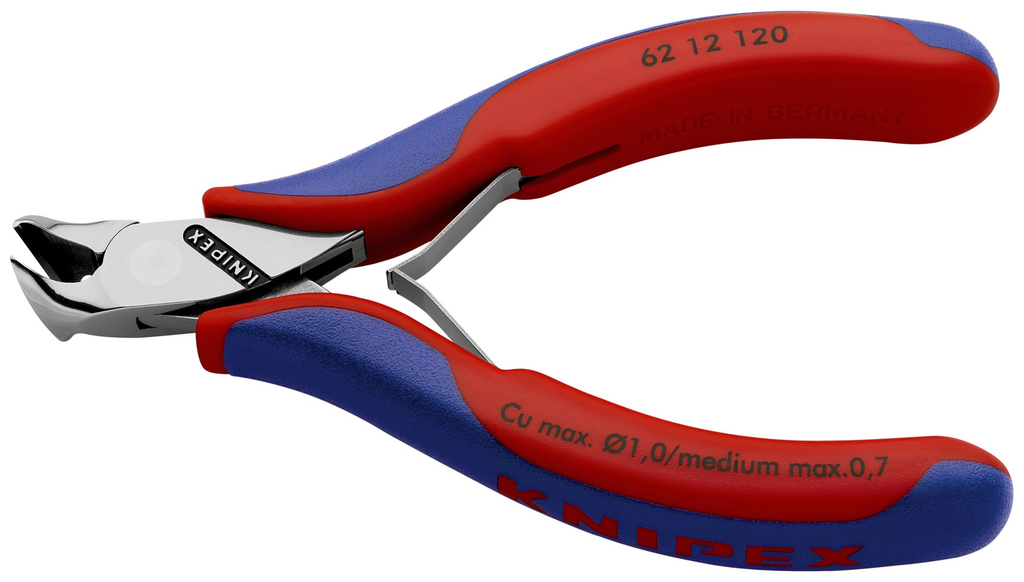 Elektroniker-Schrägschneider KNIPEX 120mm 15°