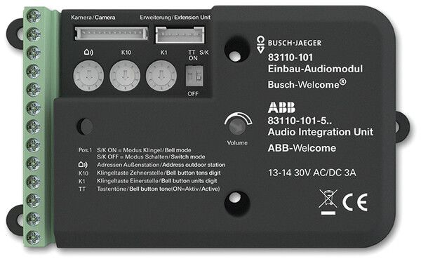 EB-Audiomodul ABB-Welcome für 8 Klingeltaster