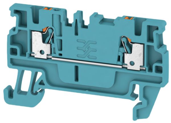 Borne de passage Weidmüller A2C PUSH IN 1.5mm² TS35 bleu