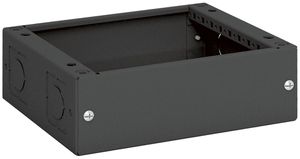Zoccolo Hager univers 100×300×275mm per armadio FR nero RAL 9005