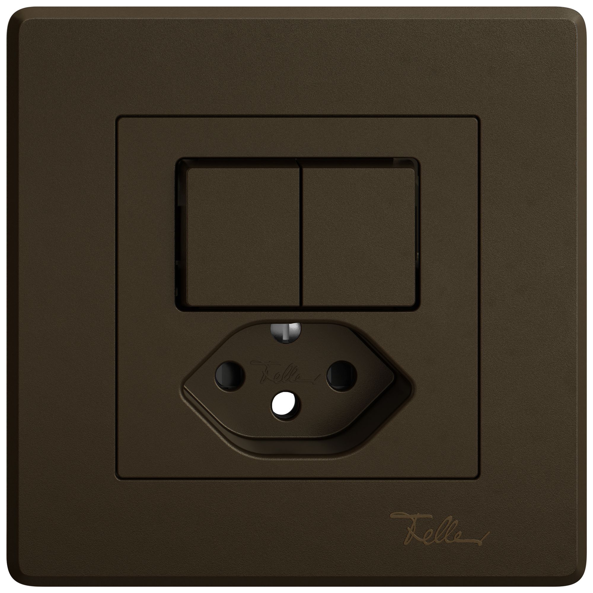 Kit de montage ENC EDIZIO.liv SNAPFIX® p.combi.T13 a.2 boutons shutter br