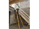 Plattformleiter Plica MEGASTEP 8 Sprossen 3.2m 370×568mm GFK EN131 20kg
