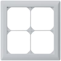 UP-Abdeckrahmen kallysto.line 2×2 hellgrau 152×152mm