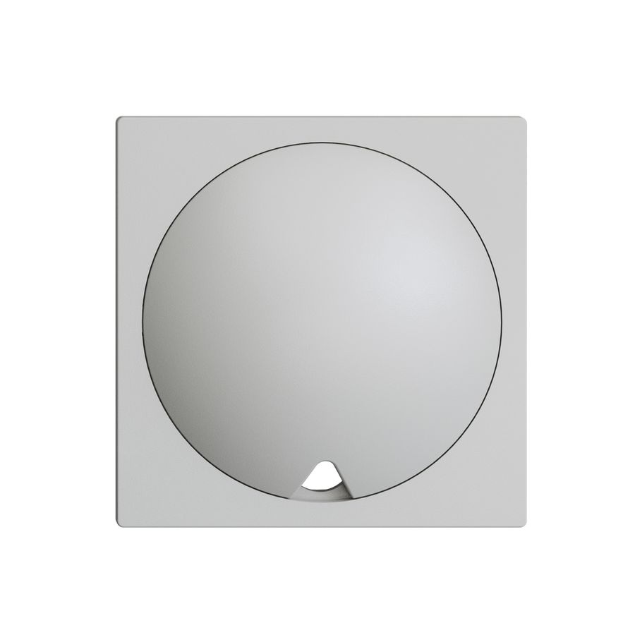 Frontset EDIZIOdue hellgrau für Zugtaster/-schalter