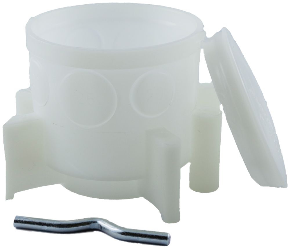 Deckendübel Ammer 75mm weiss GDP 650°C